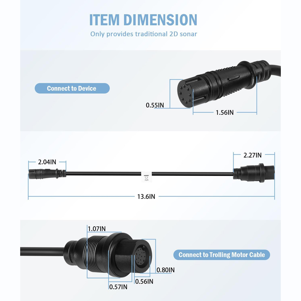 Замена для 1852078, адаптерный – обзор и цена Fish Finder Cable